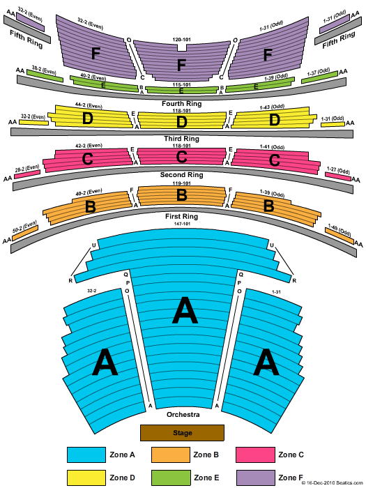 State Theater New Brunswick Seating Chart