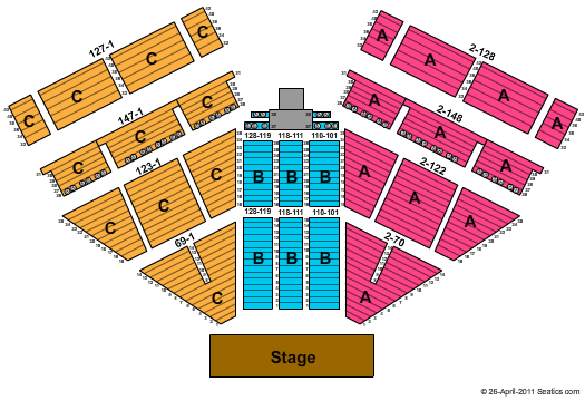 pala casino outdoor concert seating chart