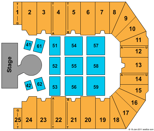 Pershing Center Seating Chart | Pershing Center Event Tickets & Schedule