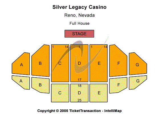 Silver Legacy Concert Seating Chart