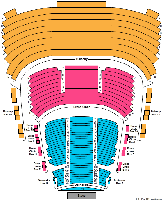 Prince Of Wales Theatre Seating Chart Toronto