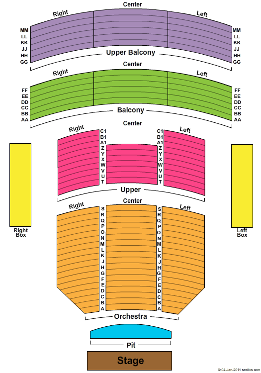 Rose State College Performing Arts Center Seating Chart Rose State 