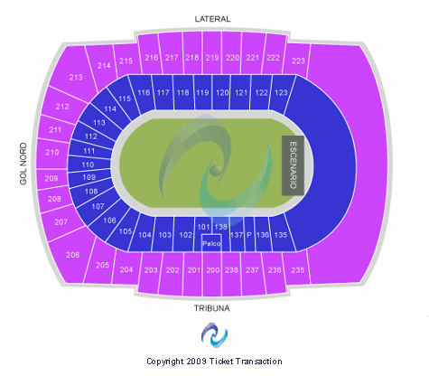 Estadio Olimpico Lluis Companys Seating Chart | Estadio Olimpico Lluis ...