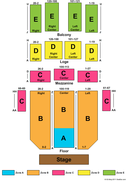 Fisher Theater Detroit Seating Chart